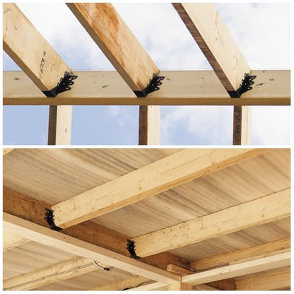 2x6 Joist Hanger 48Pcs,Q235B Steel Joist Bracket for Wood - size: 48PCS, style: 2''X6'' Joist Hanger