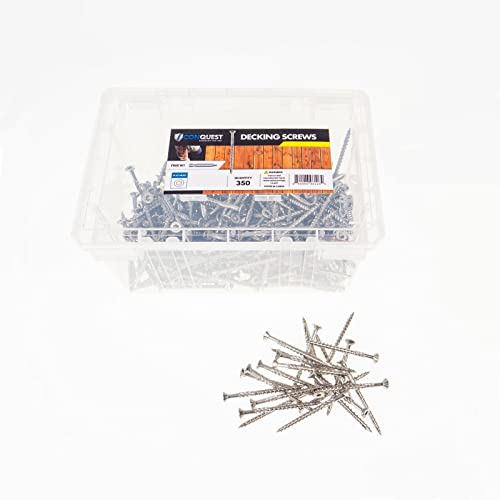 Conquest Stainless Steel Deck Screws #8 x 3 - size: #8 x 3”
