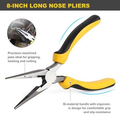 TOPLINE 6-Piece Pliers and Wrench Set
