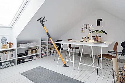 2PK Steel Telescopic Adjustable 3rd Hand Support System, Supports up to 154 lbs, Extends from 49 Inch to 114 Inch for Construction Rods, Cabinet Jacks, Cargo Bars, Drywalls