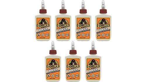 Gorilla Wood Glue, 4 ounce Bottle, (Pack of 7) - size: 7 - Pack