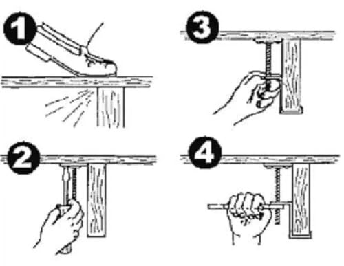 Squeak Ender 2084 Hardwood Floor Subfloor Squeak Eliminator Brackets 12 Pack