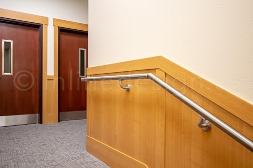 Handrail Bracket Stainless Steel 316 Redshift Quasar (Satin Stainless Steel) - color: Satin Stainless Steel