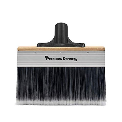 Precision Defined 7-Inch Limewash Deck Stain Brush with Extension Pole