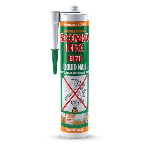 Liquid Nail - Multipurpose & Odorless Mounting Adhesive (10.5 fl.oz) - style: Indoors