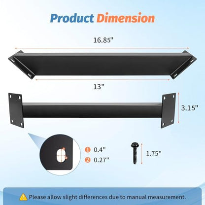 45-Degree Angle Support Bracket, Heavy Duty Corner Connector Brace Bracket Kit for Wooden Structure Pergola, Gazebos , Patios, Cabins, 4 Pack - size: 4 Pack