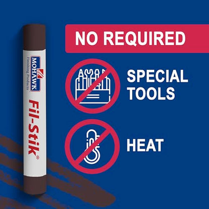 Mohawk Fil-Stik Wax Putty Stick, Dark Red Mahogany M230-0227, 1 Count