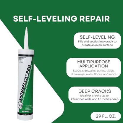 Akonaflex Pro Self-Leveling Expansion Joint Repair, 29 Ounces - style: 29 Fluid Ounces