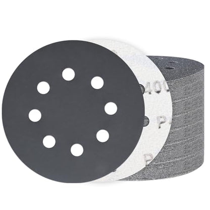100PCS 5 Inch Sanding Discs 400 Grit, Wet Dry Hook and Loop Sandpaper - style: 400Grit