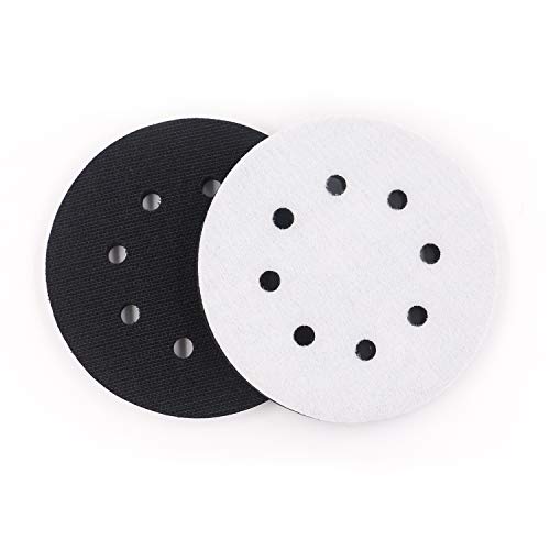 5 Pack 5 Inch 8 Holes Foam Sanding Pads for Orbital Sander - size: 5 inch