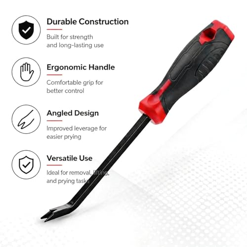 NEWHOOK Heavy Duty Staple Remover Tool for Upholstery, Carpet & Wood