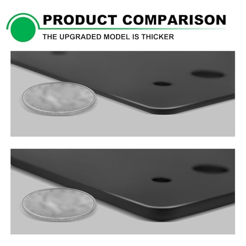 2pcs 10x10 L Post Timber Bracket for Wood 4x4 Black Mending Plate - size: L-10x10