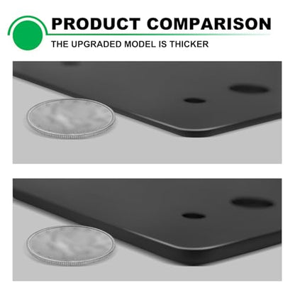 2pcs 10x10 L Post Timber Bracket for Wood 4x4 Black Mending Plate - size: L-10x10
