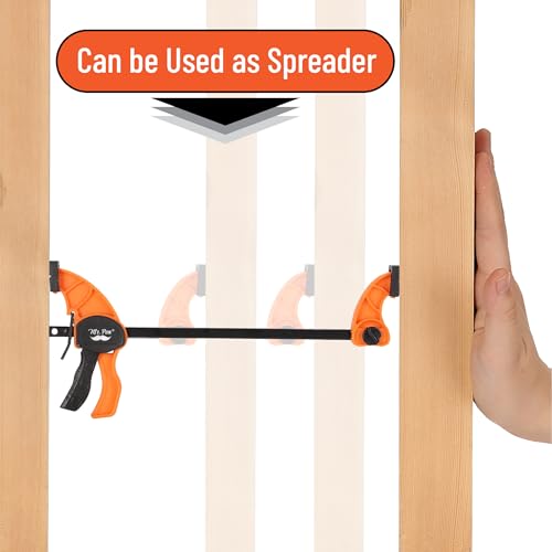 Mr. Pen- Bar Clamps for Woodworking, 6", 2 Pack, Orange - style: 6 Inch