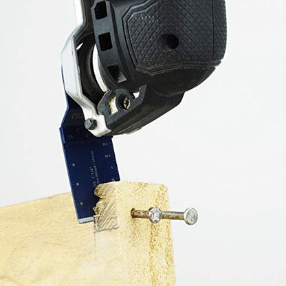 Norske Tools NOTP205 1-1/4 inch Carbide Oscillating Multi Tool Accessory Blade for Cutting on Metal and Metal Embedded Wood - style: Carbide Blade