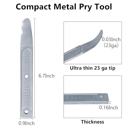 BFXM 4140 Pry Tool, Trim Removal Tool, Panel Removal Tools for Auto Trim - color: 1 pack
