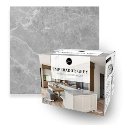 Giani Marble Easy Epoxy Countertop Paint Kit (Emperador Grey) - color: Emperador Grey