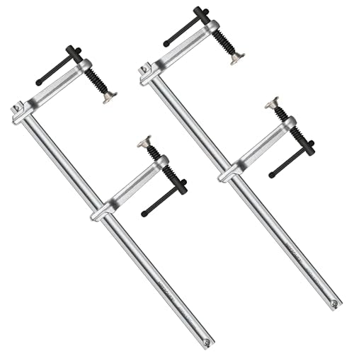 MAXPOWER 15-3/4" F Clamps Set, Double Force Welding Clamp, 1200LBS Clamping - size: 15 ³/₄" x 2