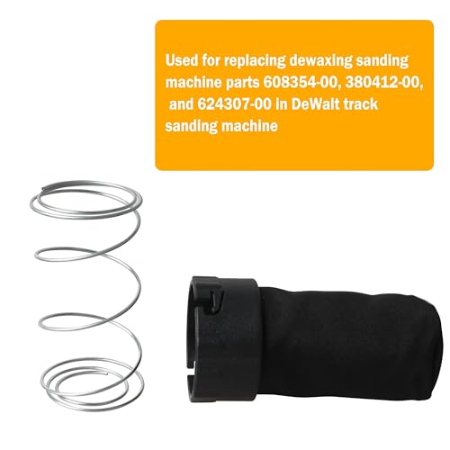 2Pcs 608354-00SV Dust Bag for DeWalt Orbital Sander D26451 D26453 DW421