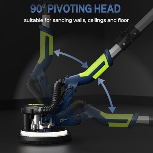 Drywall Sander, IMQUALI 2026 Upgraded 8-Amp Popcorn Ceiling Removal Tool - color: Blue & Green