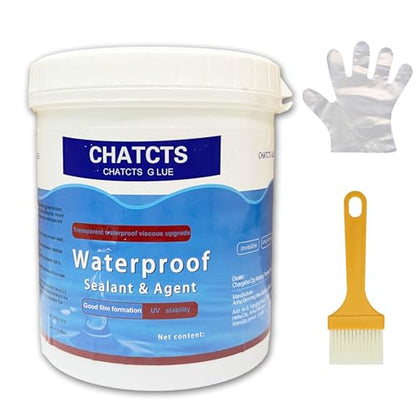Waterproof Glue,Invisible Agent,Strong Transparent Sealant(0.3, Kilograms)