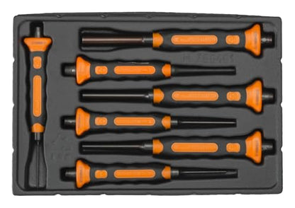 Bahco 3734BMS/7 Soft Grip Pin Punch Set (7 Piece)