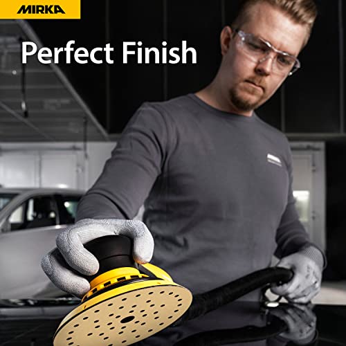 Mirka Gold Multifit 5 Inch 500 Grit Hook and Loop Sanding Discs, 50 Pack - size: Grit 500