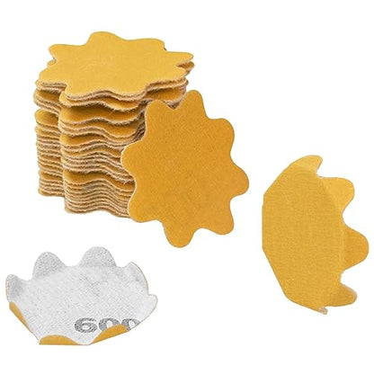 Keystone Flex Edge Gold 1 Inch Hook and Loop Sanding Discs 1 Inch 600 Grit - size: 1", style: 600 Grit