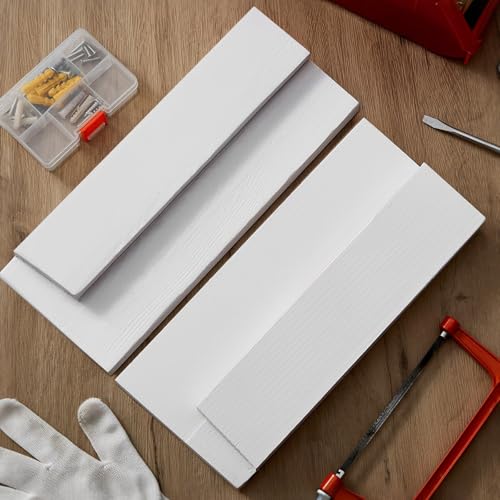 CroBlissful 1 Set 12 Inch L X 6-9/16 Inch W X 1-1/4 T Exterior Door Jamb Repair Kit, Jamb Paintable Wood Rotted Door Frame Repair Kit for Exterior Frame - size: 12 Inch L X 6-9/16 Inch W X 1-1/4 T