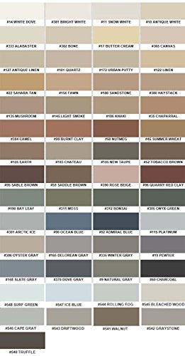 Color Fast Caulk Matched to Custom Building Products (Bleached Wood Sanded)