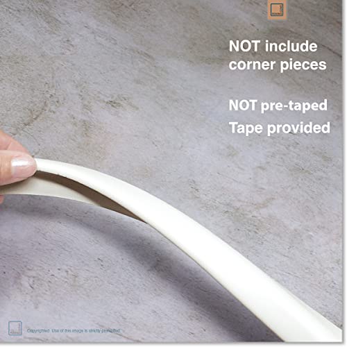Roving Cove Furniture Edge Protector, Desk Edge Cover, Small 9ft Edge Only - color: Oyster White, size: Small 9 Foot (Pack of 1)