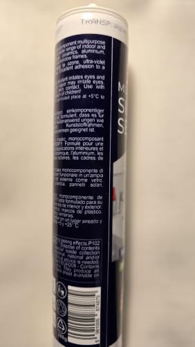 Waterproof Silicone Sealant White, Kitchen & Bathroom Sealant Solvent Free, 10oz, Ideal for Sink, Sanitary, Bath, Shower Sealant, Window - size: WHITE - 1PC