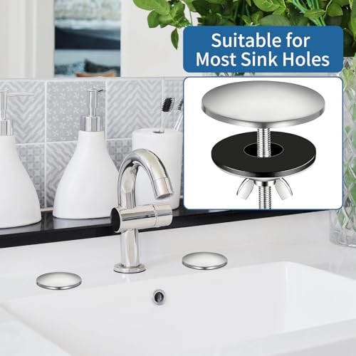 2 Inch Sink Hole Cover,Leak-Proof Metal Plug for Kitchen & Bathroom