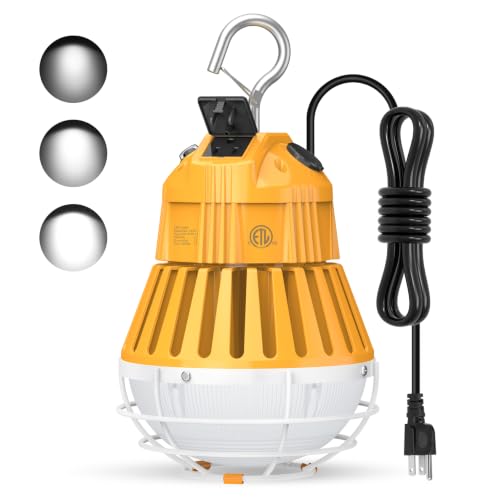 100W 80W 60W LED Temporary Work Light, Portable Hanging Construction Light - size: CCT-5000K