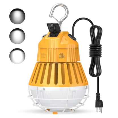 100W 80W 60W LED Temporary Work Light, Portable Hanging Construction Light - size: CCT-5000K