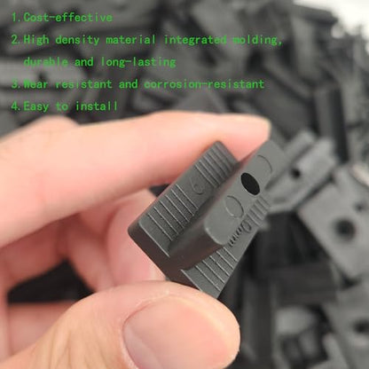 Universal Hidden Deck Fasteners - Composite Decking Clips & Plastic Hidden Fasteners with Screws, 500 Per Box for 260 SQ.FT.