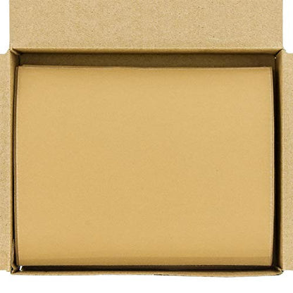 Dura-Gold Premium 1/4 Sheet Gold Sandpaper Sheets, 320 Grit (Box of 25) - size: 320-Grit