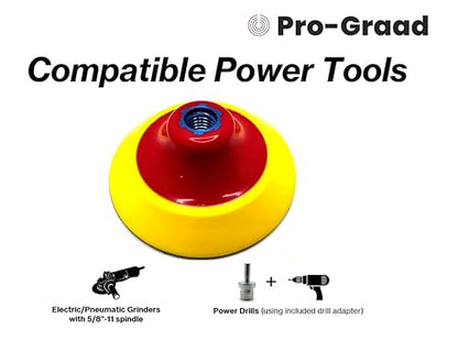 6" Premium Hook & Loop Backing Pad for Sanding & Polishing - style: 6"