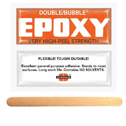 Hardman Double Bubble Orange Toughened Epoxy (High Peel Strength) 50 Packs (#04007)