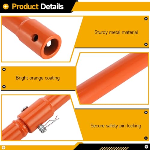 3 Pcs Auger Extension Drill Bit Set, 3/4" Shaft, 7.7/11.4/19.3" Lengths - color: 7.7/11.4/19.3 in, Standard Steel Set