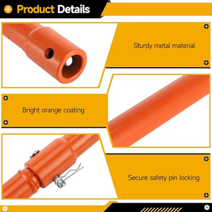 3 Pcs Auger Extension Drill Bit Set, 3/4" Shaft, 7.7/11.4/19.3" Lengths - color: 7.7/11.4/19.3 in, Standard Steel Set
