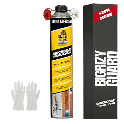 Spray Foam Insulation, 1 Pack 20 Board ft, Thermal & Acoustic - size: 1 Pack, style: Insulation Foam