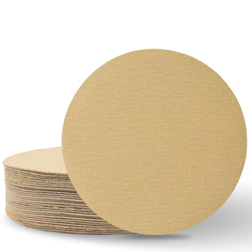 30 PCS Hook and Loop Sanding Discs 6 Inch No Hole Aluminum Oxide Sandpaper Discs 60 80 100 120 150 180 220 320 400 600 800 1000 Grit for Woodworking Automotive - style: No Hole 60-1000 Grit