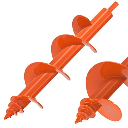 Insaga Threaded Auger Drill Bit Pro, 3''x 12'' Garden Auger with Self-Tapping Screw & Reinforced Weld, 3MM Heavy Duty Spiral Drill Bit for Drill, for Bulbs Flowers Plants Post Hole Digger - size: 3x12''