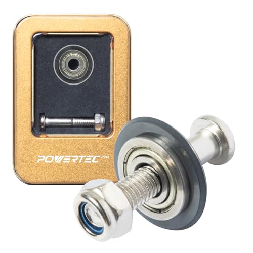 POWERTEC PRO Extreme Tungsten Carbide Scoring Wheel with Black Titanium Coating - 22mm Tile Cutting Wheel with Screw for Manual Tile Cutters, Porcelain, Ceramic & Glass Tile (72090) - style: Black Titanium Coated Carbide Scoring Wheel