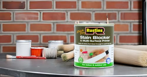 Rustins Quick Dry Stain Blocker & Multi-Surface Primer 500ml - size: 500 ml