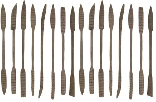 SE Heavy Wood Rasp Riffler File Set - Assorted Files for Rasp Cuts - Wood Shaping Tool - Set of 8 Pcs - 7408WFR (Pack of 2) - size: SEE DESCRIPTION (Pack of 2)