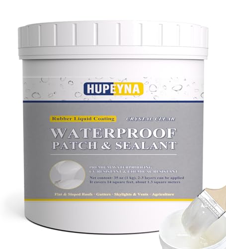 Hupeyna Liquid Waterproof Sealant, Invisible Waterproof Agent 35oz