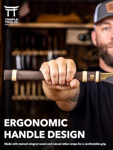 Temple Tool Co. Japanese Pull Saw - Rip-Cut 9.5 - Hand Saw for Dovetails, Tenons, Fine Joinery - style: Dozuki Rip-Cut