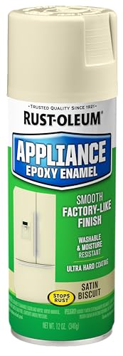 Rust-Oleum Appliance Epoxy Biscuit Spray Paint - color: Biscuit, size: 12 Ounce (Pack of 1)